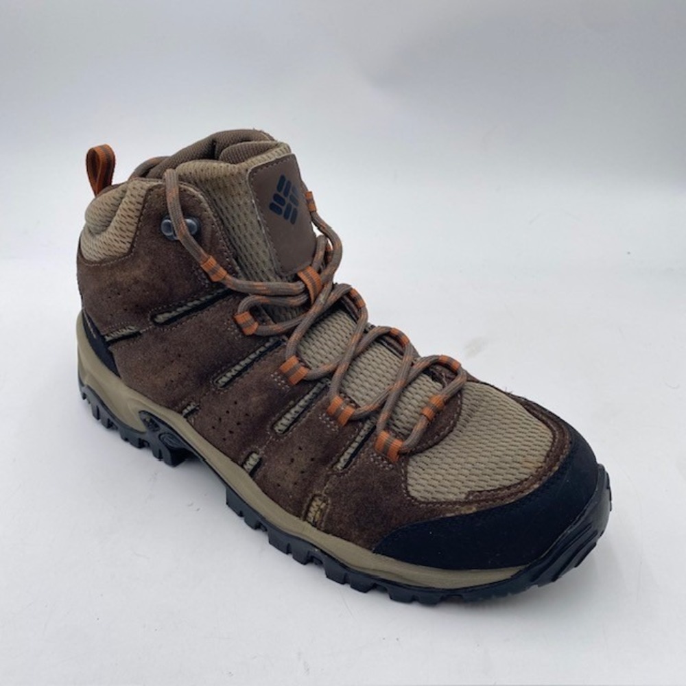 Columbia Newton Ridge Plus II Waterproof Hiking Boots Mens 11 Brown YM5204-227